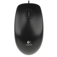 Мишка Logitech B100, US, черен - 910-003357