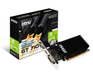 Видео карта MSI NVIDIA GeForce GT 710 2GB D3H LP