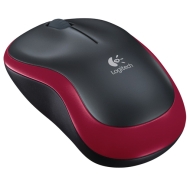 Безжична мишка Logitech M185, червена