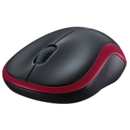 Безжична мишка Logitech M185, червена