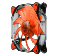 Cougar RED LED Fan CF-D12HB-R, 120x120x25mm,Speed 1200R.P.M,Air flow 64.37/109.42,Air pressure 1.74,16.6dB(A),3pin,Cable Length 450mm,Bearing Type HB (Hydraulic-Bearing)