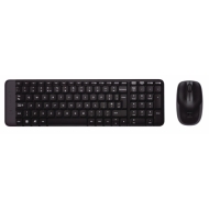 Безжичен комплект клавиатура и мишка Logitech MK220