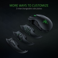 Razer Naga Trinity - Multi-color Wired MMO Gaming Mouse,With interchangeable side plates for 2, 7 and 12-button configurations,16,000 DPI 5G optical sensor,Up to 19 programmable buttons,Multi-Award Winning Razer™ Mechanical Switches