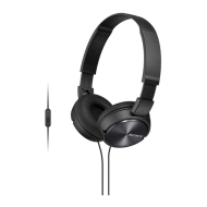 Слушалки Sony MDR-ZX310AP черни с вграден микрофон