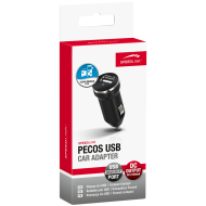Speedlink PECOS USB Power Adapter 2.1A - Car, 5V output (up to 2,100mA), micro format , black