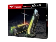 Памет Team Group T-FORCE XCALIBUR RGB DDR4, 16GB(2x8GB), 3600 MHz CL18-20-20-44, 1.35V