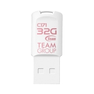 Флаш памет 32GB Team Group C171 USB 2.0, бяла, TC17132GW01