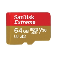 Карта памет 64GB Sandisk Extreme 160 mb/s micro SD с Adapter