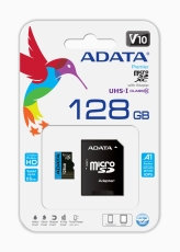 Флаш памет 128G Adata SDXCM+A UHS-I CL10 - AUSDX128GUICL10A1-RA1