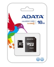 Флаш памет 16GB Adata microSD с адаптер CL4