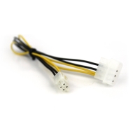 Кабел Vcom Adapter Molex Male to 4Pin P4 ATX - CE309-0.3m