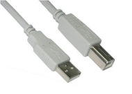 Кабел Vcom USB 2.0 AM / BM - CU201-1.8m