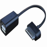 Кабел Vcom OTG Samsung M / USB AF Black - CU277-0.15m