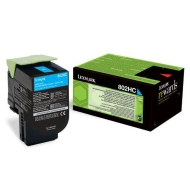 Lexmark 80x Cyan Toner Cartridge High Return