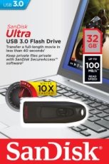 Флаш памет SanDisk Ultra USB 3.0 32GB, SDCZ48-032G-U46B