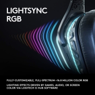 Безжични геймърски слушалки Logitech  G935 7.1 Lightsync