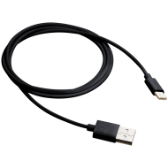 Кабел Canyon Type C USB CNE-USBC1B, 1м,черен