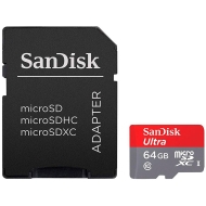 Карта памет Sandisk 64GB microSDHC Card with Adapter