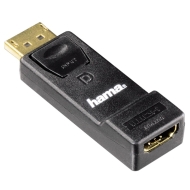 Адаптер HAMA 54586 DisplayPort мъжко - HDMI женско, Ultra HD, 3 звезди