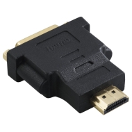 Адаптер HAMA 34036 DVI-D Dual Link женско - HDMI мъжко, Позлатени конектори, Екраниран, 3 Stars