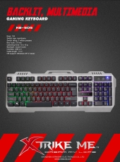 Геймърска клавиатура Xtrike ME KB-505