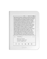 eBook четец BOOKEEN Diva 6", бял - CYBD1F