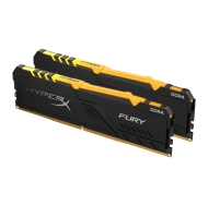 RAM памет Kingston 64GB(4x16GB) 3600MHz HyperX Fury  RGB - HX436C17FB3AK4/64