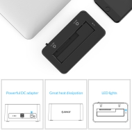 Докинг за диск Orico HDD/SSD 2.5 and 3.5