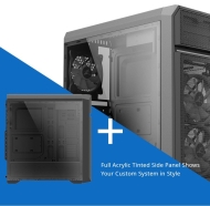Кутия за компютър Zalman N5 OF White LED